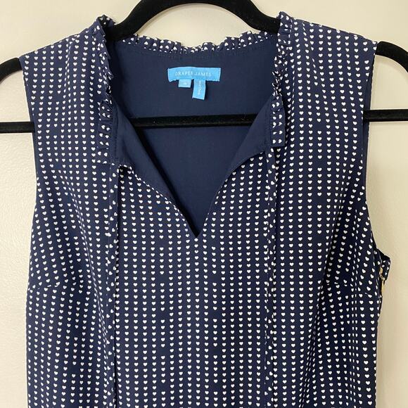 Draper James Navy Midi Dress - Picture 3 of 9